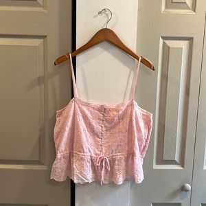 Aerie Eyelet Tank Top